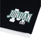 Maglietta bambino Air Jordan Dynasty, t-shirt sportiva con logo Jordan, blu e bianca, morbida e confortevole.