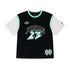Maglietta bambino Air Jordan Dynasty, T-shirt sportiva con logo Jordan, colore bianco e nero, da bambino.