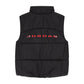 Gilet Jordan bambino imbottito nero – dettaglio tessuto idrorepellente faux down