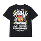 Jordan Kids MJ Repair Shop nera – dettaglio grafica jersey knit spalle scese