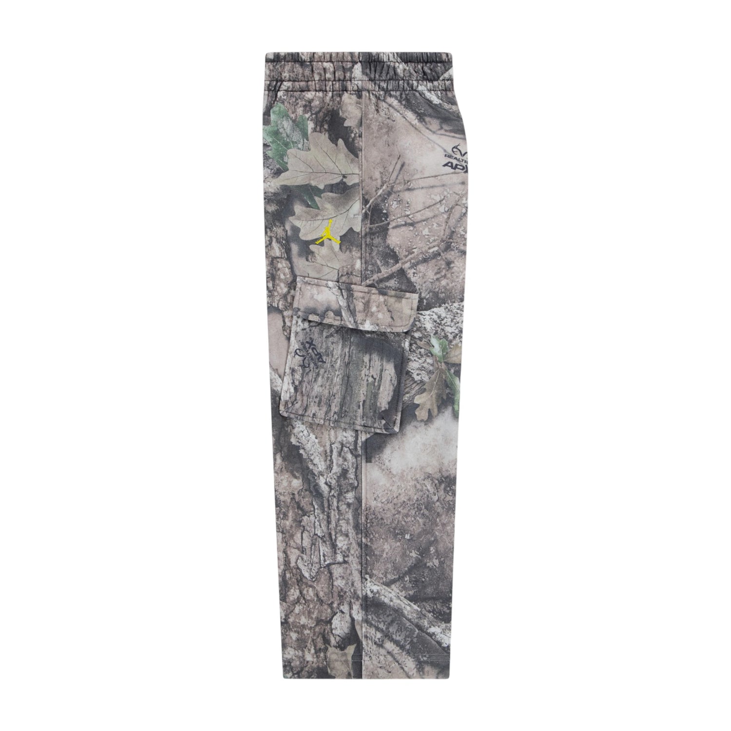 Pantalone Jordan bambino Real Tree AOP – dettaglio stampa camouflage e elastico vita