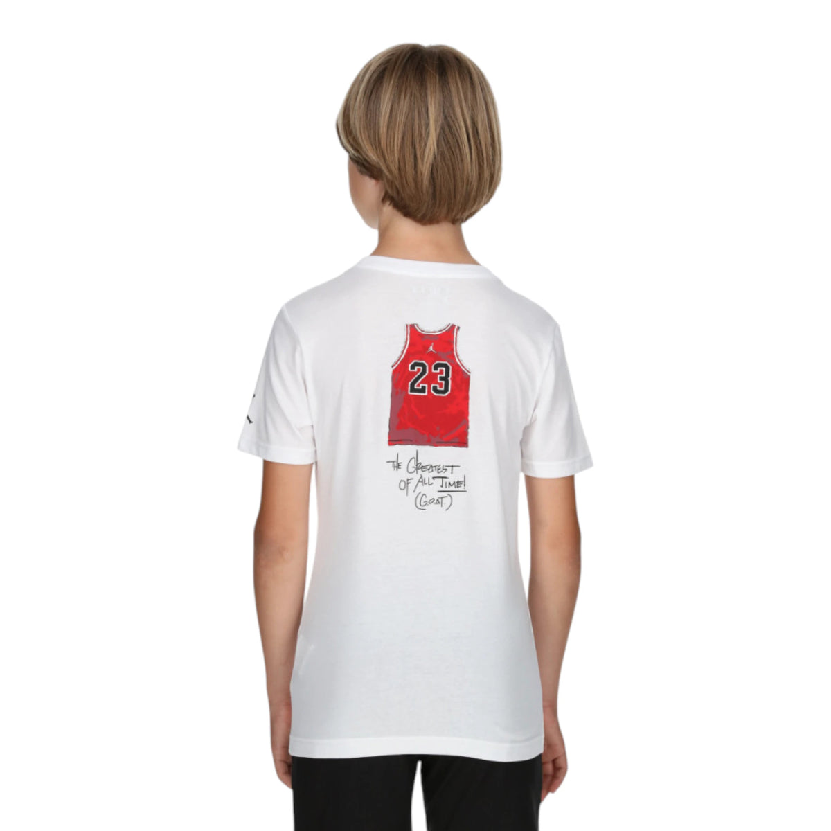 Jordan Kids MJ Graphic Tee 95C981 – retro girocollo tagless fit standard bambino