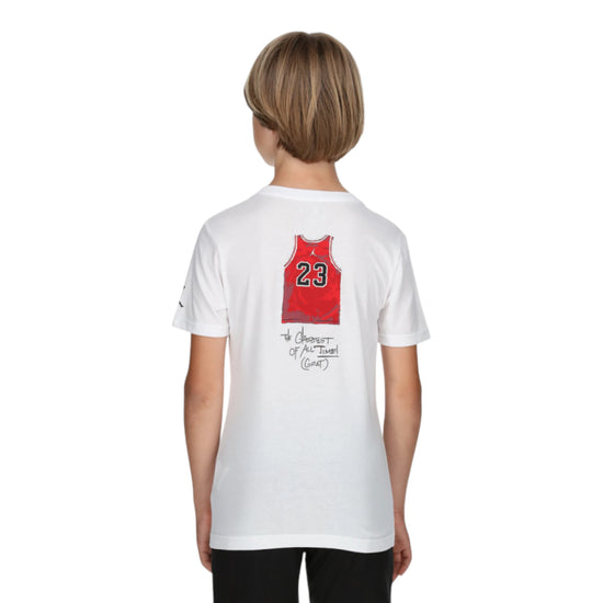 Jordan Kids MJ Graphic Tee 95C981 – retro girocollo tagless fit standard bambino