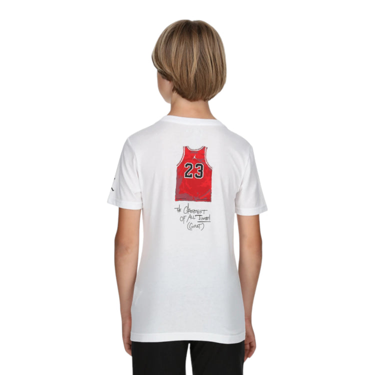 Jordan Kids MJ Graphic Tee 95C981 – retro girocollo tagless fit standard bambino