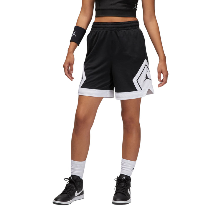Pantaloncini Short da donna Jordan Diamond Nero Bianco - Jordan Women