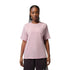T-Shirt Jordan Essential da donna rosa con logo Jordan sul cuore. Jordan women