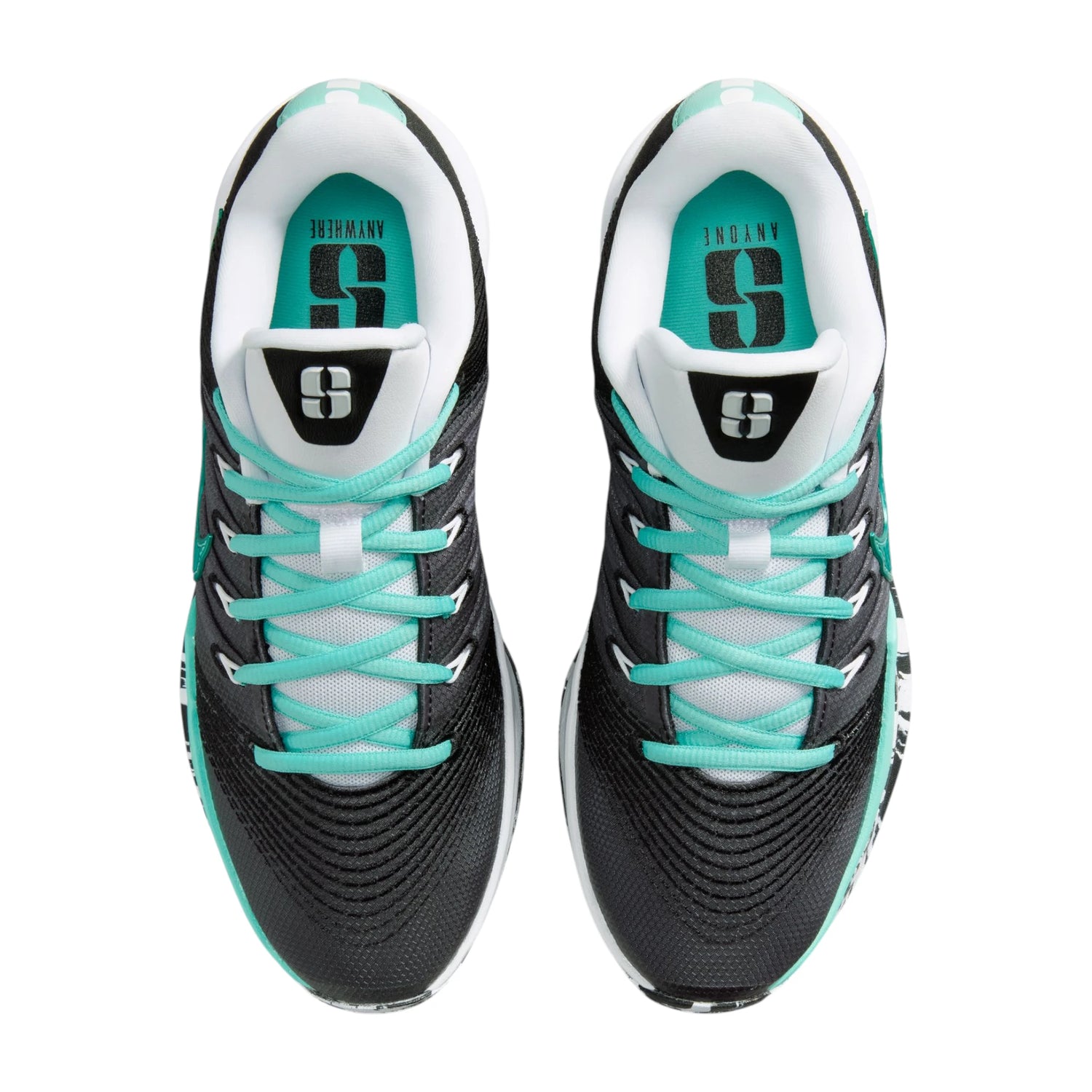 Scarpe basket Nike Sabrina 3 "Big Ellie" in verde NY Liberty, con design sportivo e dettagli colorati.