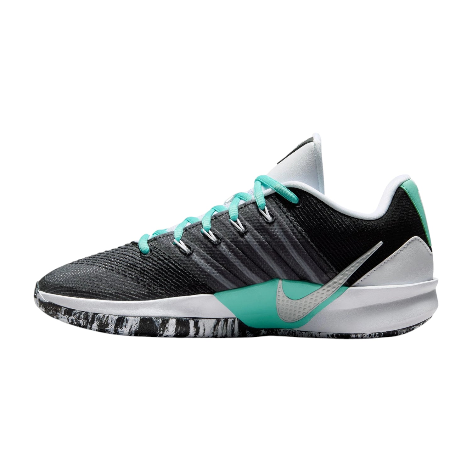 Scarpe da basket Nike Sabrina 3 "Big Ellie" verdi NY Liberty, con dettagli colorati e design sportivo.