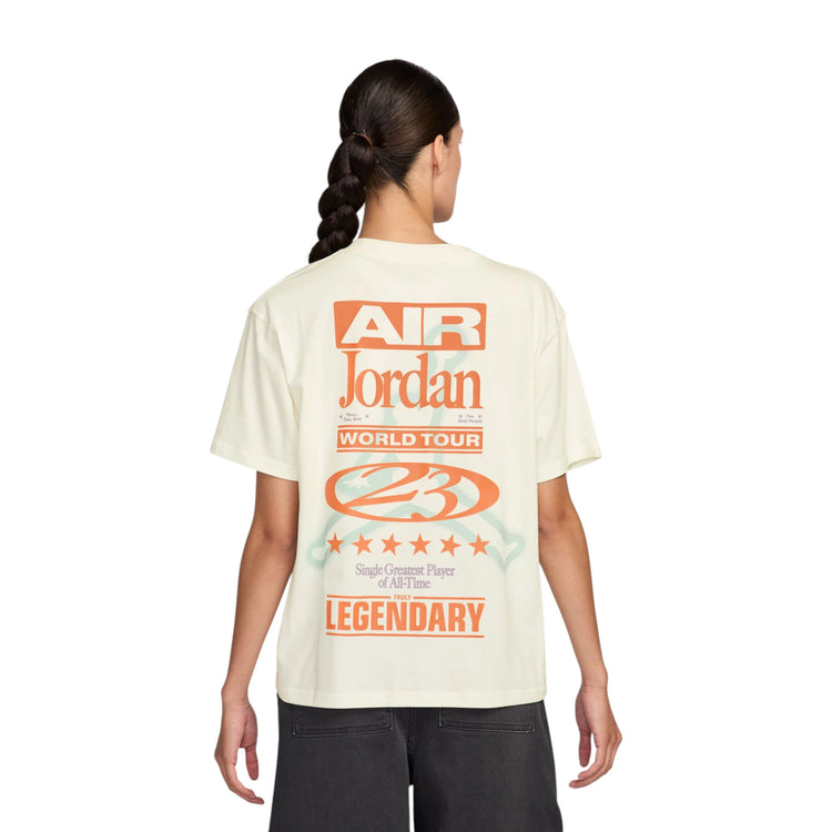 T-Shirt Jordan Flight da donna Biana con stampa sul retro. Jordan women