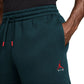 Pantaloni Jordan Brooklyn Fleece – Midnight Spruce/University Red