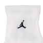 Calzini Jordan Everyday Elevated – Ankle Socks 3 Paia Bianco/Nero