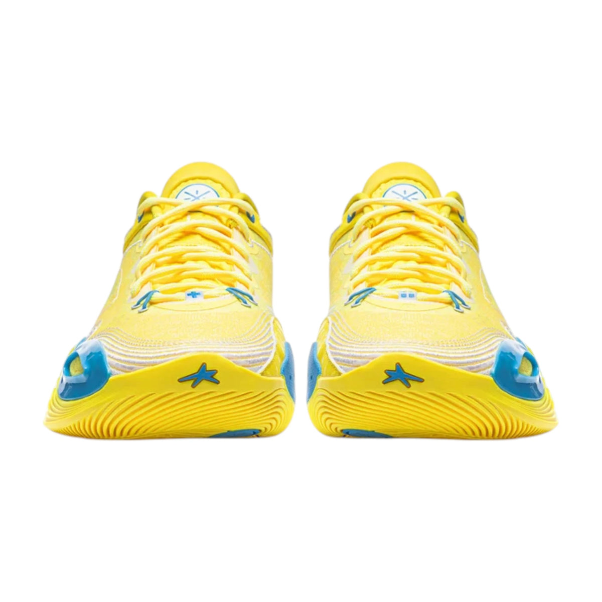 Li-Ning Wade All City 14 Encore ABAW037-3 – dettaglio tomaia pattern WADEISMS giallo