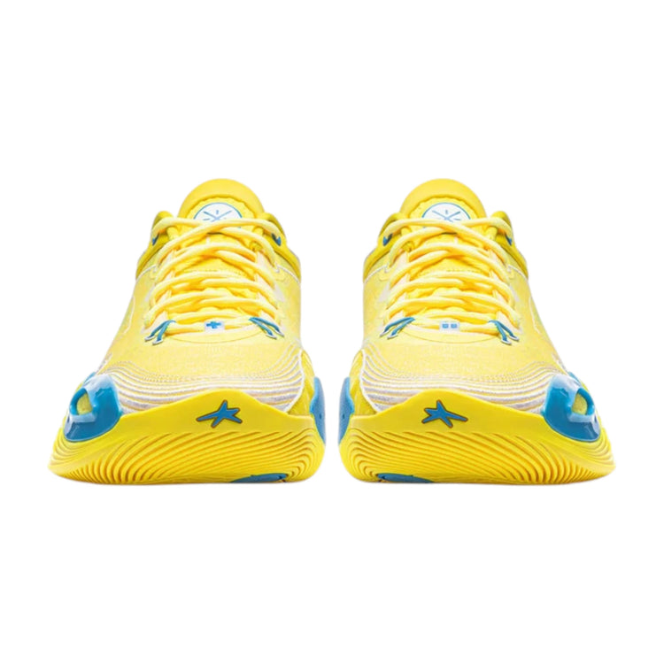 Li-Ning Wade All City 14 Encore ABAW037-3 – dettaglio tomaia pattern WADEISMS giallo