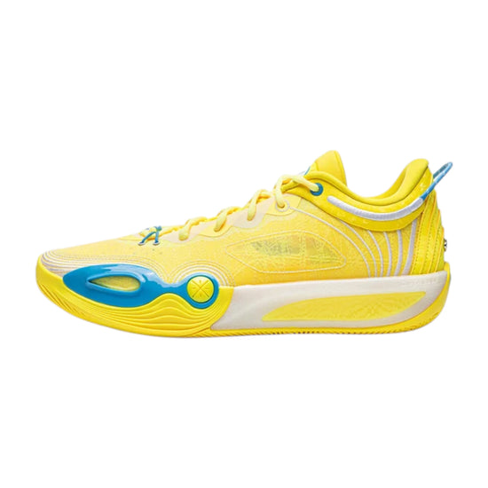 Li-Ning Wade All City 14 Encore Lemon ABAW037-3 – vista laterale esterna giallo SUPER BOOM pattern WADEISMS