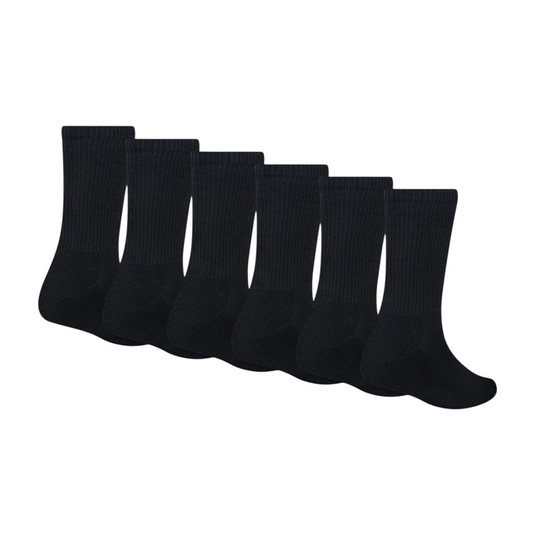 Calze da basket Jordan Essential 6-pack per bambini, stile sportivo e comodo, visibile in questa immagine.