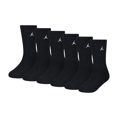 Calze da basket Jordan Essential 6-pack per bambini, morbide e confortevoli, con logo Jordan visibile sulle calze.