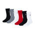 Calze da basket Jordan Essential 6 pack per bambini, morbide e confortevoli, con logo Jordan visibile sulla punta.