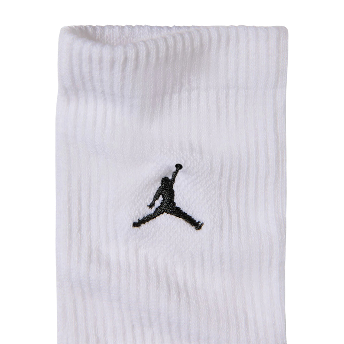 Calzini Jordan 3 paia bianchi – taglio crew mid-calf moisture-wicking