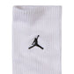 Calzini Jordan 3 paia bianchi – taglio crew mid-calf moisture-wicking