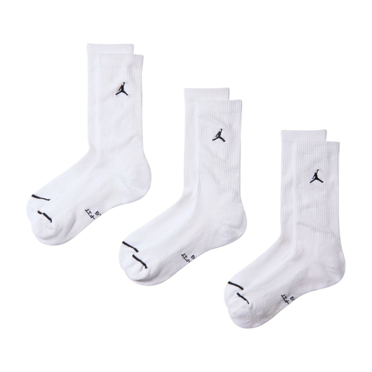 Calzini Jordan Everyday Crew 3 paia bianco nero IR6319-100 – confezione frontale logo Jordan