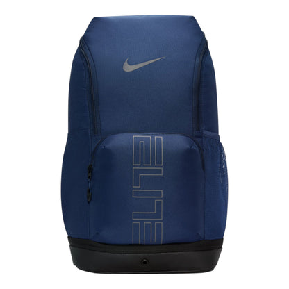 Nike Varsity Elite Backpack 32L blu Royal HM9965-410 – vista frontale scomparto principale logo Nike Swoosh