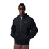 Jordan Brooklyn Full-Zip Hoodie uomo nera University Red IU0243-010 – vista frontale zip aperta logo Jumpman