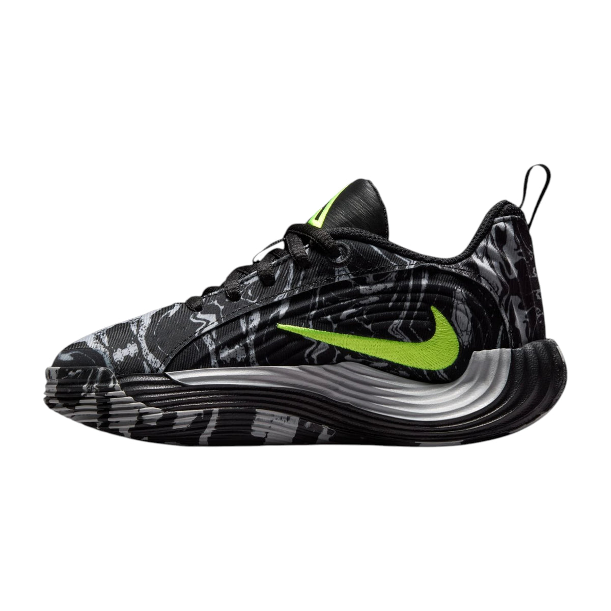 Nike Immortality 5 PS Nero Volt – vista laterale interna schiuma sagomata 360° tomaia