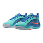 Nike Giannis Immortality 5 turchese – vista frontale tomaia stabile e aderente