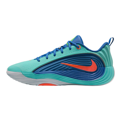 Scarpa da basket Nike Giannis Immortality 5 IM5130-301 – vista laterale colorway Hyper Turquoise Star Blue Hyper Orange