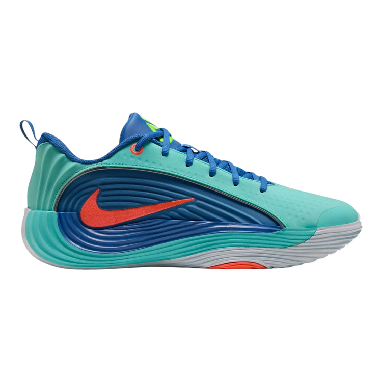 Scarpa da basket Nike Giannis Immortality 5 IM5130-301 – vista laterale interna colorway Hyper Turquoise Star Blue Hyper Orange