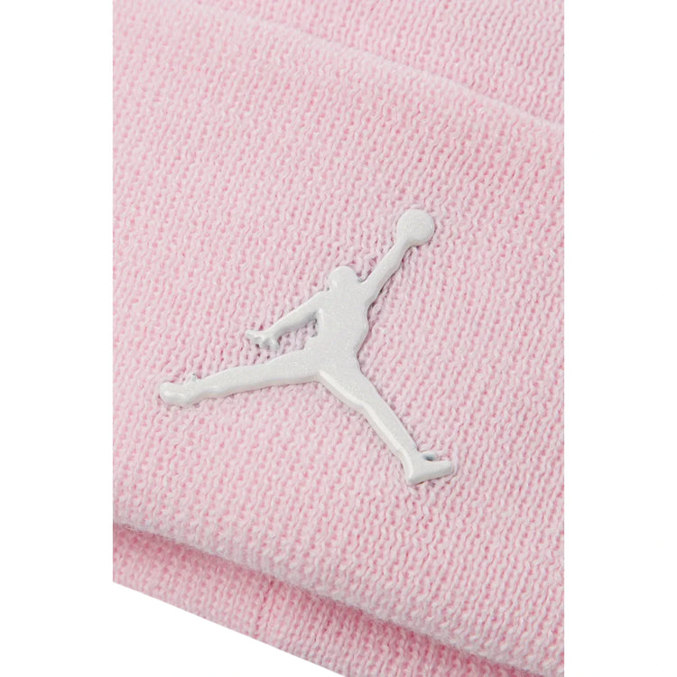 Cappello Jordan bambina 9A0063 rosa – vista laterale berretto maglia invernale 🏀