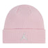 Cappello beanie Jordan bambina rosa 9A0063 – vista frontale logo Jumpman maglia elastica