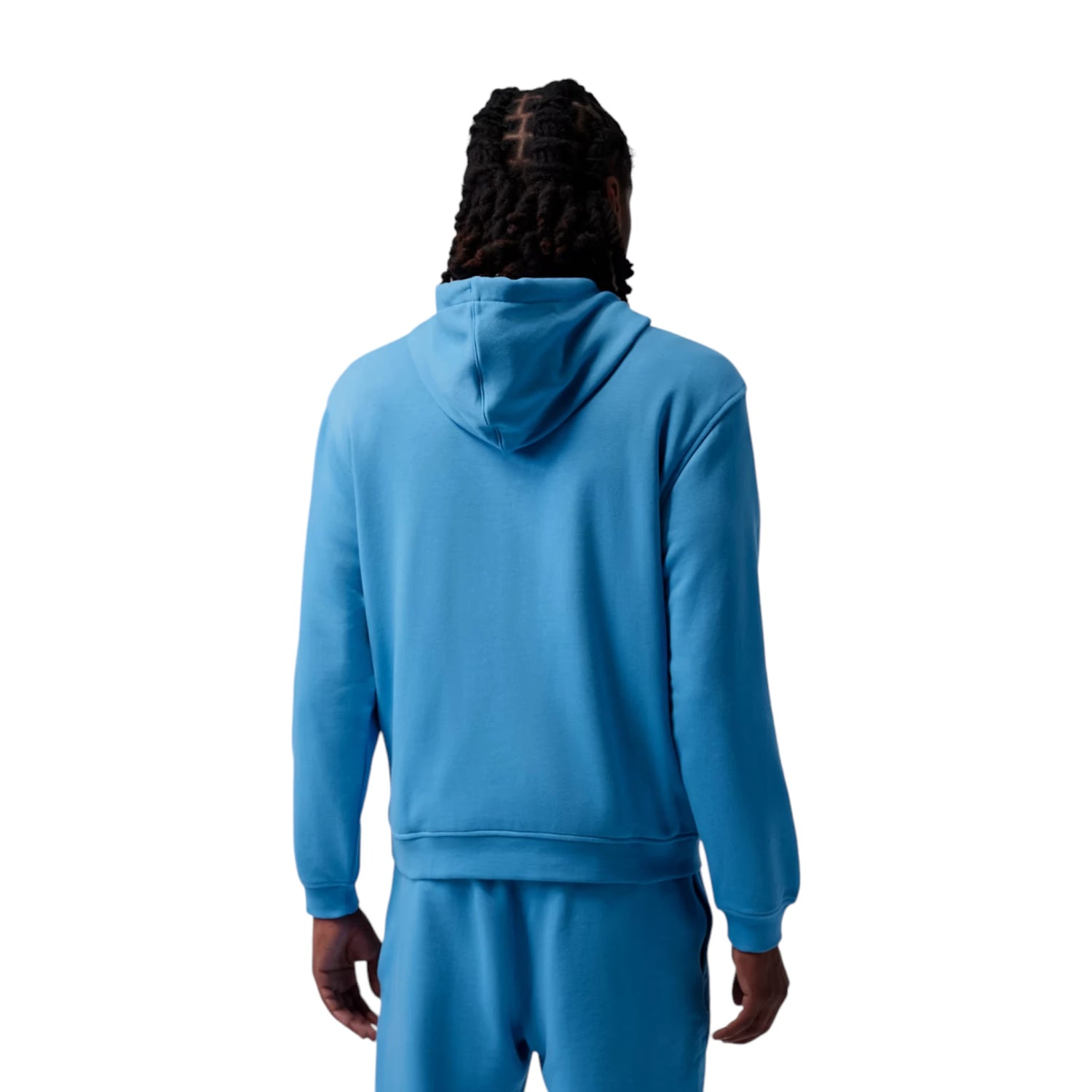 Jordan Sport Crossover French Terry blu – vista laterale Dri-FIT