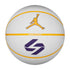 Pallone Jordan Playground 8P Luka Doncic bianco J101325217407 taglia 7 – vista frontale logo Jumpman