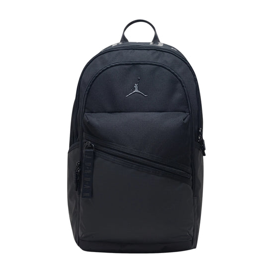 Zaino Jordan Air Patrol Backpack nero MA0924-BLK – vista frontale logo Jumpman