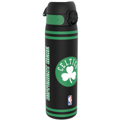 Borraccia NBA ION8 Boston Celtics 500ml verde Kelly – vista frontale logo Celtics 