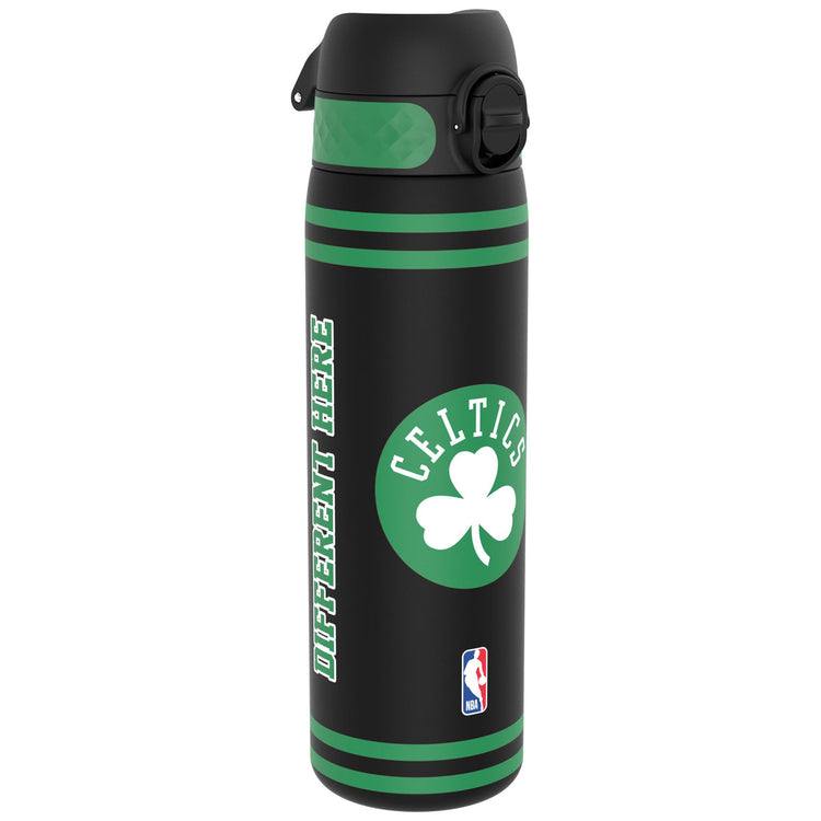 Borraccia NBA ION8 Boston Celtics 500ml verde Kelly – vista frontale logo Celtics 