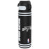 Borraccia NBA ION8 San Antonio Spurs 500ml nero argento – vista frontale logo Spurs leakproof