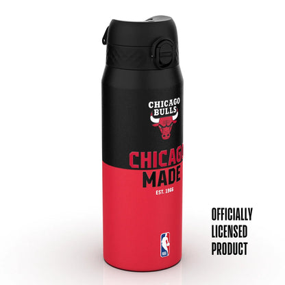 Borraccia termica NBA ION8 Chicago Bulls 750ml rosso nero – acciaio inox doppia parete leakproof