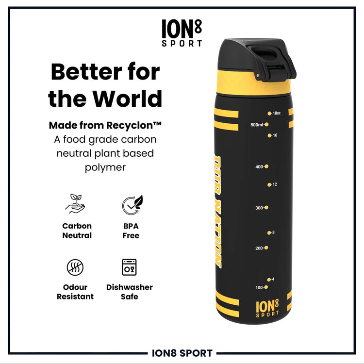 Borraccia NBA ION8 Warriors 500ml – Recyclon carbon neutral BPA free slim profile