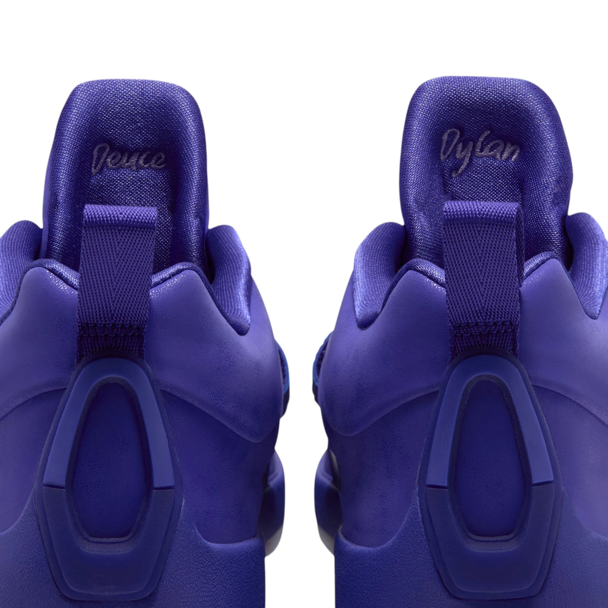 Scarpe basket Jordan Tatum 5 Sunrise – vista posteriore tab sul tallone tomaia in mesh e pelle sintetica 🏀