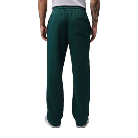 Pantaloni Jordan Brooklyn Statement verde foresta – vista posteriore full length orlo aperto