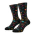 Calze da basket ROOKIE BASKETBALL THE ALIEN su manichino, design colorato e sportivo, ideali per giocatori di pallacanestro.