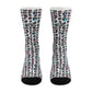 Calze da basket Rookie Basketball Crazy Socks su manichino, design colorato e sportivo, ideali per appassionati di pallacanestro.