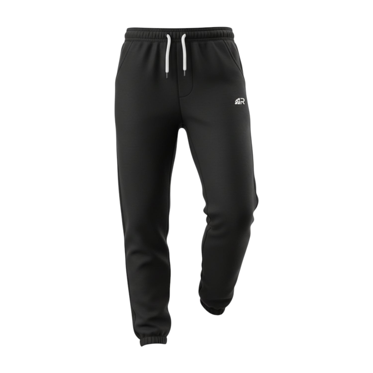 Pantaloni lunghi in cotone nero della linea Rookie Basketball, stile casual e comodo, perfetti per il relax e lo sport.