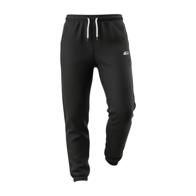 Pantaloni lunghi in cotone nero della linea Rookie Basketball, stile casual e comodo, perfetti per il relax e lo sport.