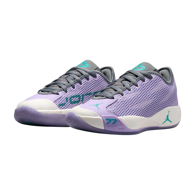 Jordan Luka 77 Urban Lilac GS – vista laterale interna Air Zoom Snappy dual-density foam
