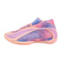 Scarpe da basket Adidas AE 2 Anthony Edwards Pink/Multi, design rosa e multicolore, modello signature adulto