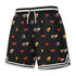 Pantaloncini da basket Rookie Basketball, shorts sportivi corti per pallacanestro, design in tessuto traspirante e comodo.