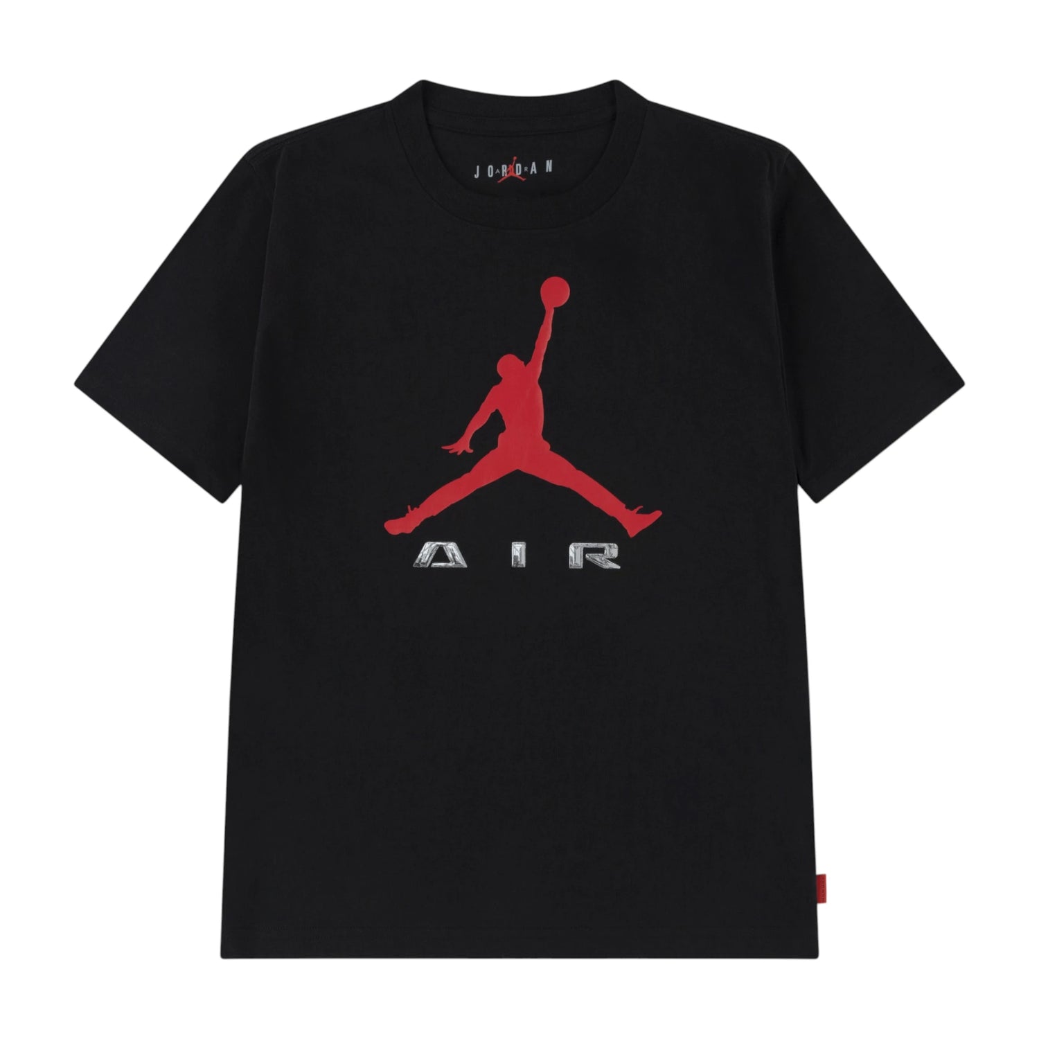T-Shirt Jordan MJ Brooklyn GFX Kids nera 95G020-023 – vista frontale grafica MJ